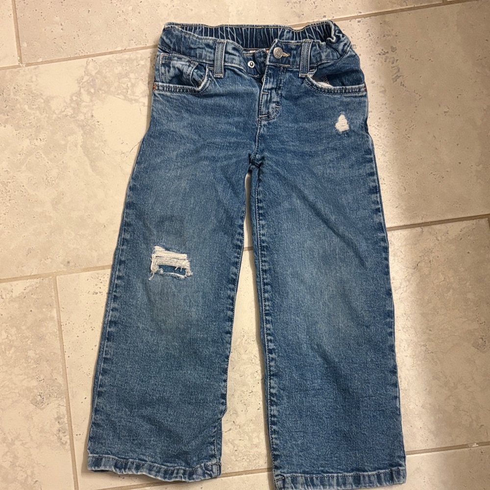 Cat & Jack Distressed Blue Kids Jeans